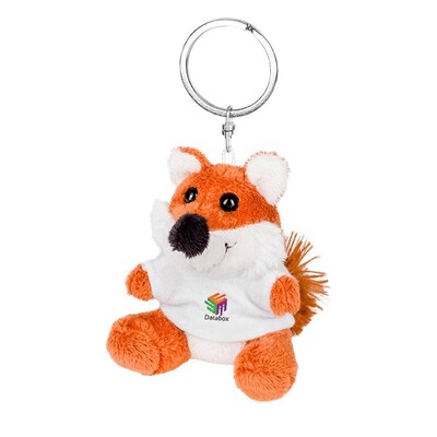 Renard en peluche, porte-clés | Canny