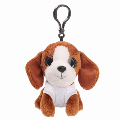 Chien en peluche, cintre | Polly