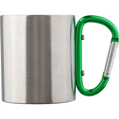 Mug en métal 185 ml avec mousqueton