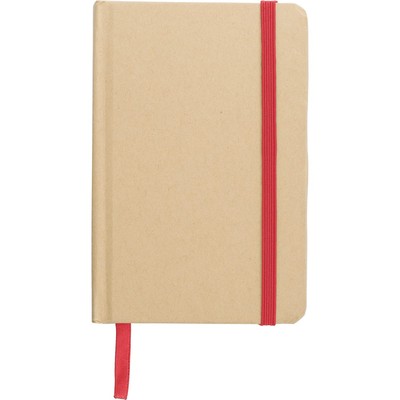 Carnet A6 en papier craft recyclé