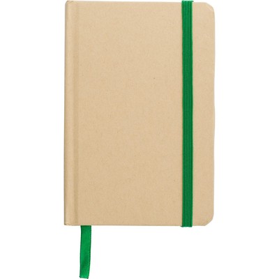 Recycled craft paper notebook A6