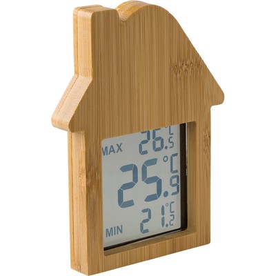 Wetterstation "Haus" aus Bambus