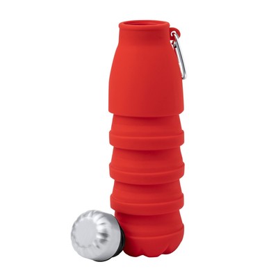 Gourde de sport pliable 550 ml avec mousqueton