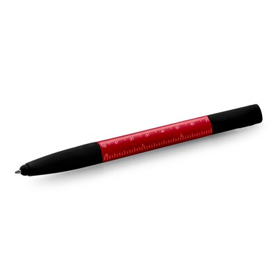 Outil multifonction, Stylo bille, nettoyeur d'écran, règle, support de téléphone, stylet, tournevis