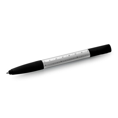 Multifunctional tool, ball pen, screen cleaner, ruler, phone stand, touch pen, screwdrivers