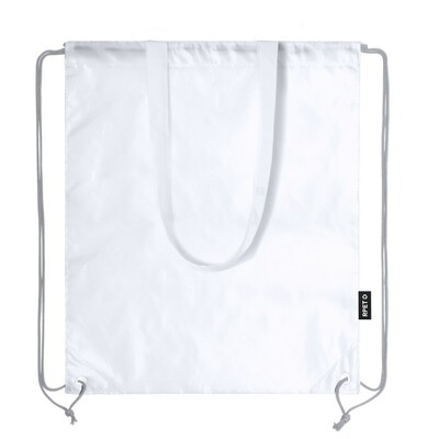 Sac en RPET 2 en 1, sac à cordon et sac shopping