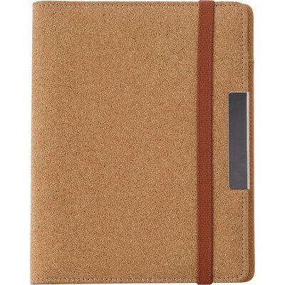 Cork conference folder approx. A5 with notebook