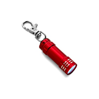 Schlüsselanhänger, Karabinerhaken, Taschenlampe 3 LED