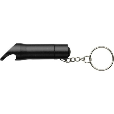 Keyring, LED light, bottle opener