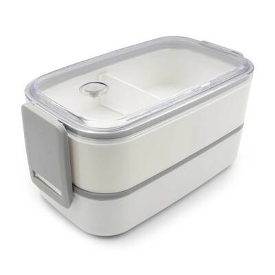 Lunch boxes 2 in 1, 2x700 ml, cutlery | Cash