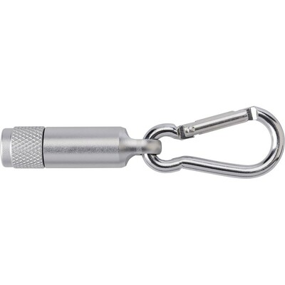 Keyring with carabiner, LED light