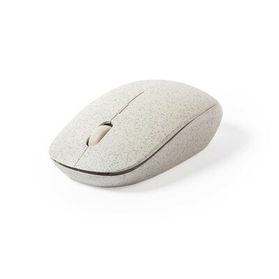Souris d'ordinateur sans fil en paille de blé