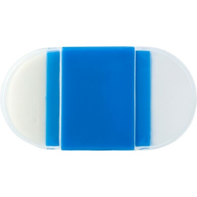 Eraser and pencil sharpener