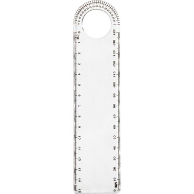 Ruler, loupe, protractor