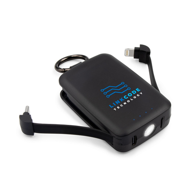 Power bank 4000 mAh, mousqueton et lampe 1W | Dimetrice