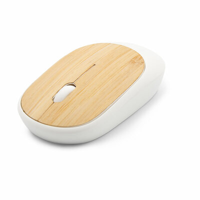 Wireless computer mouse, bamboo detail | Judith