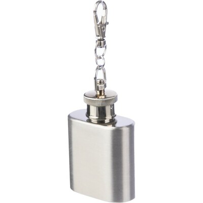 Hip flask 30 ml, key ring