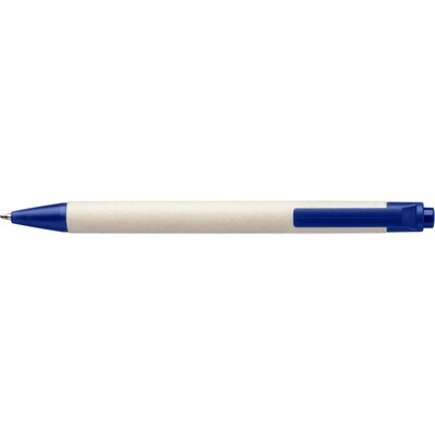 Ball pen made from milk cartoon