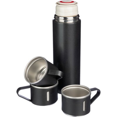 Thermos 420 ml, trois tasses 150 ml