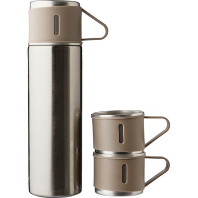 Thermos 420 ml, trois tasses 150 ml