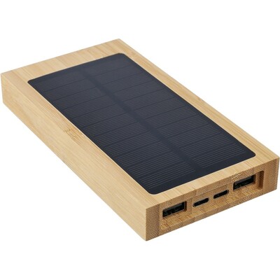 Power bank 10000 mAh z ładowarką słoneczną