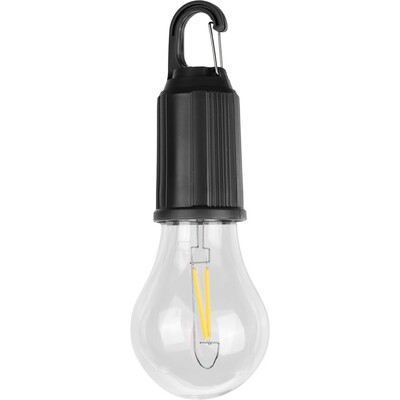 Lampe suspendue " ampoule ", clip mousqueton