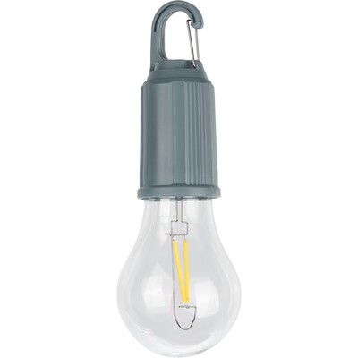 Lampe suspendue " ampoule ", clip mousqueton