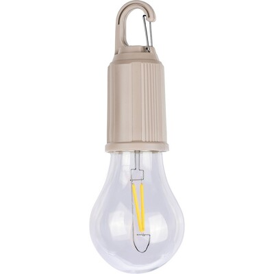 Wisząca lampka "żarówka", karabińczyk