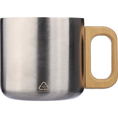 Mug 400 ml en acier inoxydable recyclé