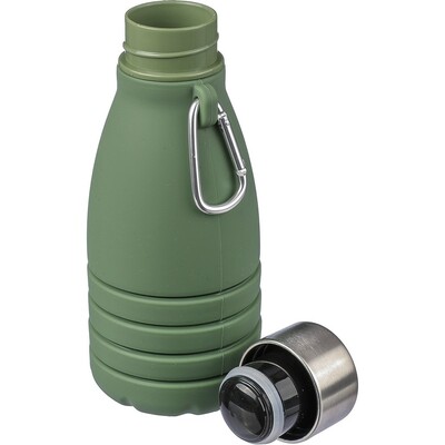 Faltbare Sportflasche 550 ml mit Karabiner