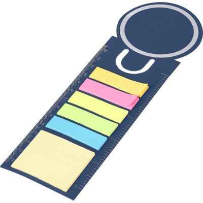 Notizhalter, Haftnotizen, Lesezeichen, Notizbuch, Lineal