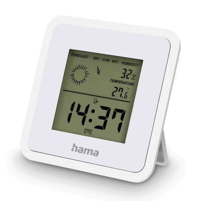 Thermometer, Hygrometer, Tischuhr Hama Borneo